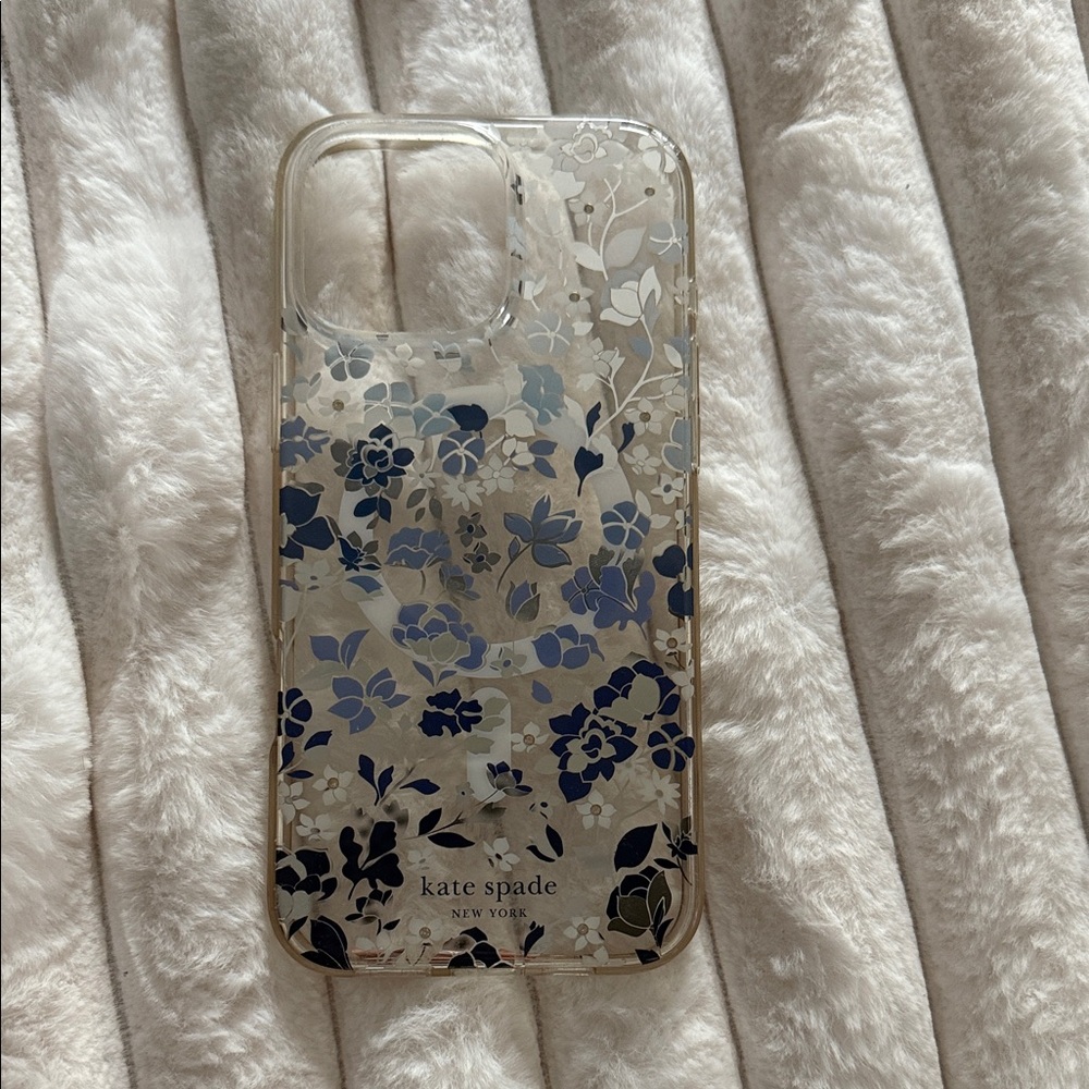 kate spade Blue and White Floral Phone Case